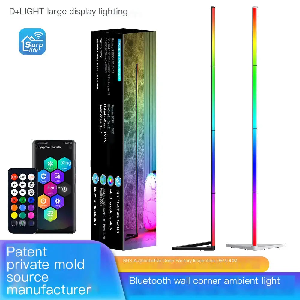 Smart RGB Floor Lamp with Bluetooth & IR Remote Nest & Nova