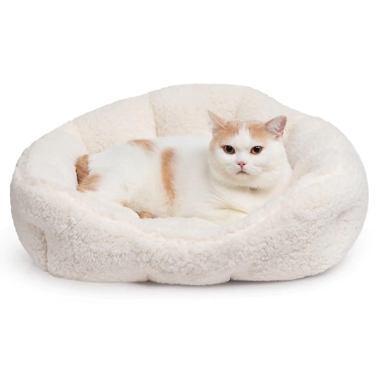 Cozy Sherpa Fleece Pet Bed for Small Animals NovaNest Co.
