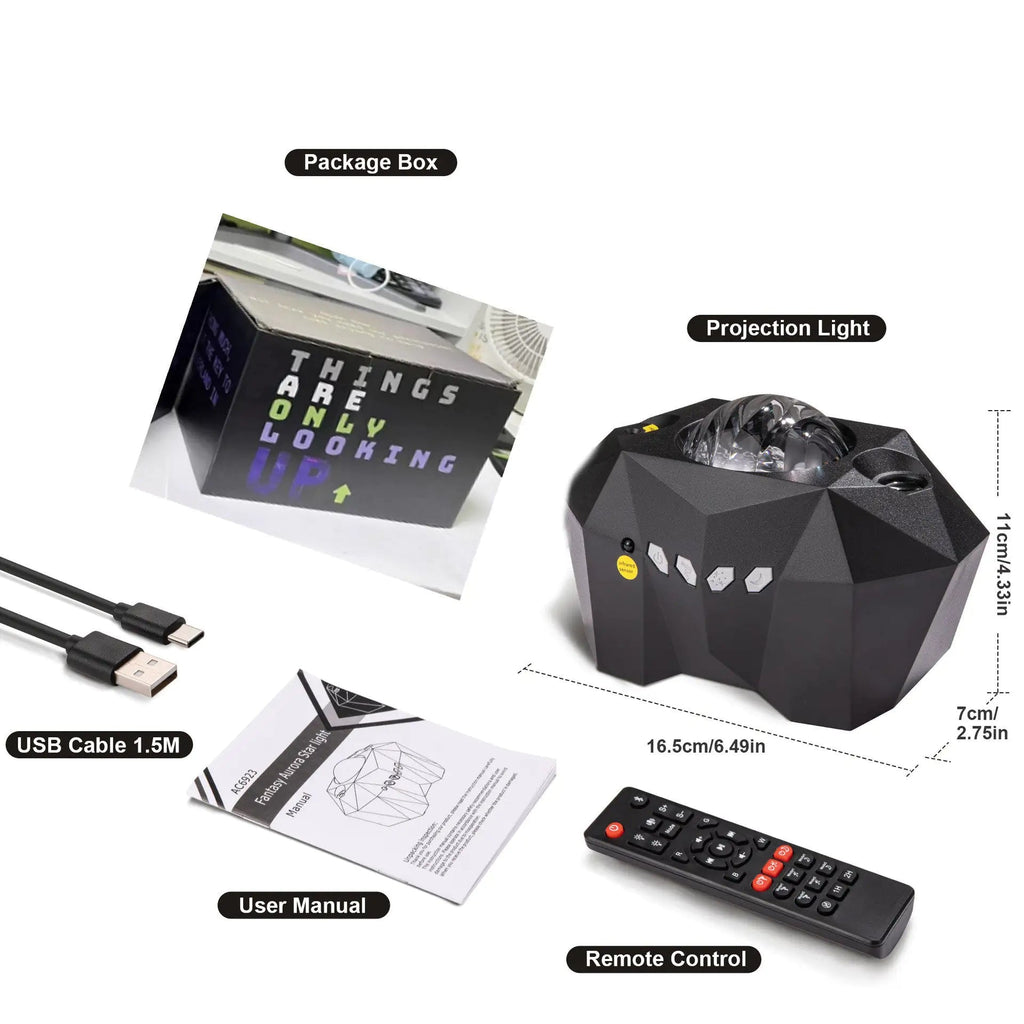 Ocean Star Music Bluetooth Projector Lamp Nest & Nova