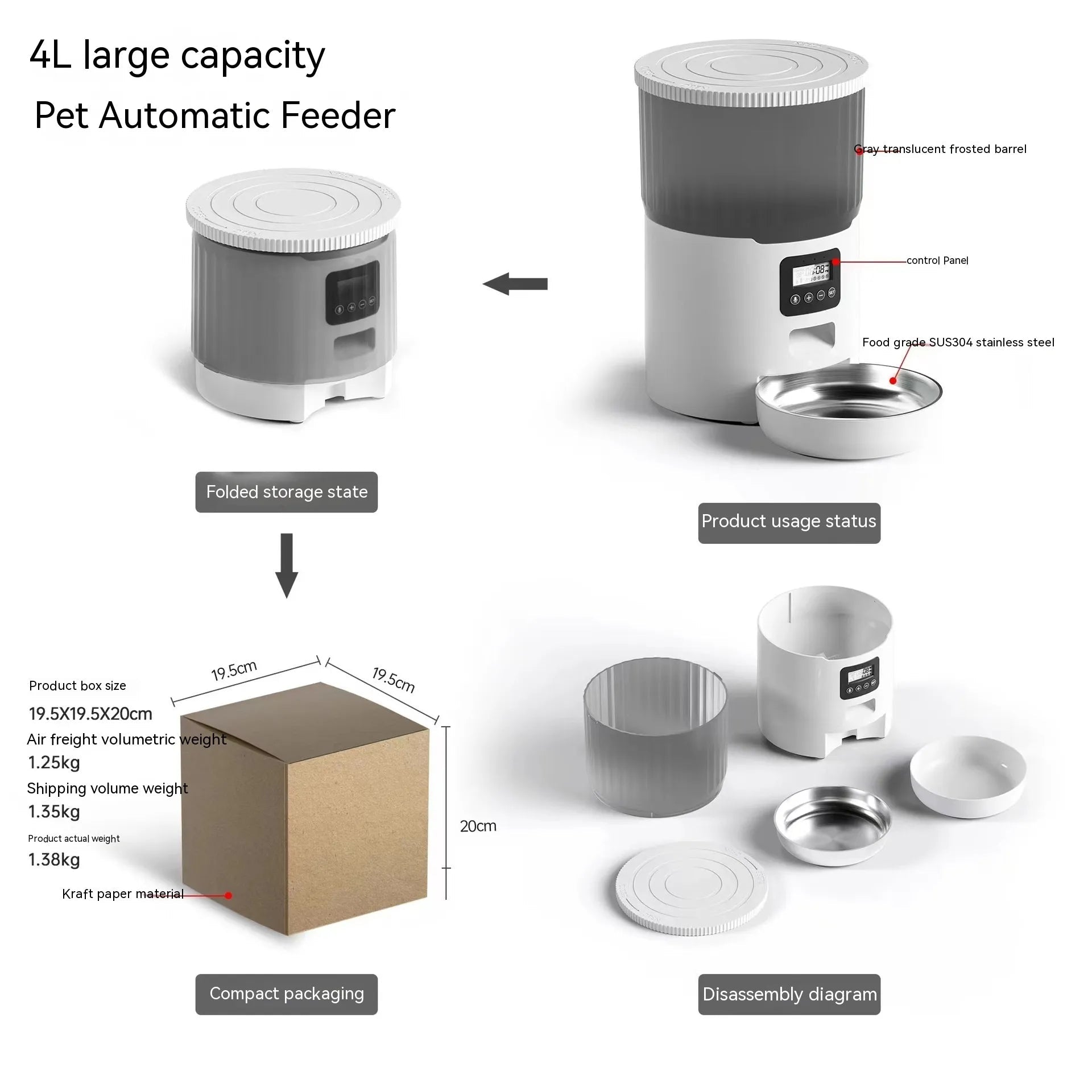Smart Automatic Pet Feeder NovaNest Co.