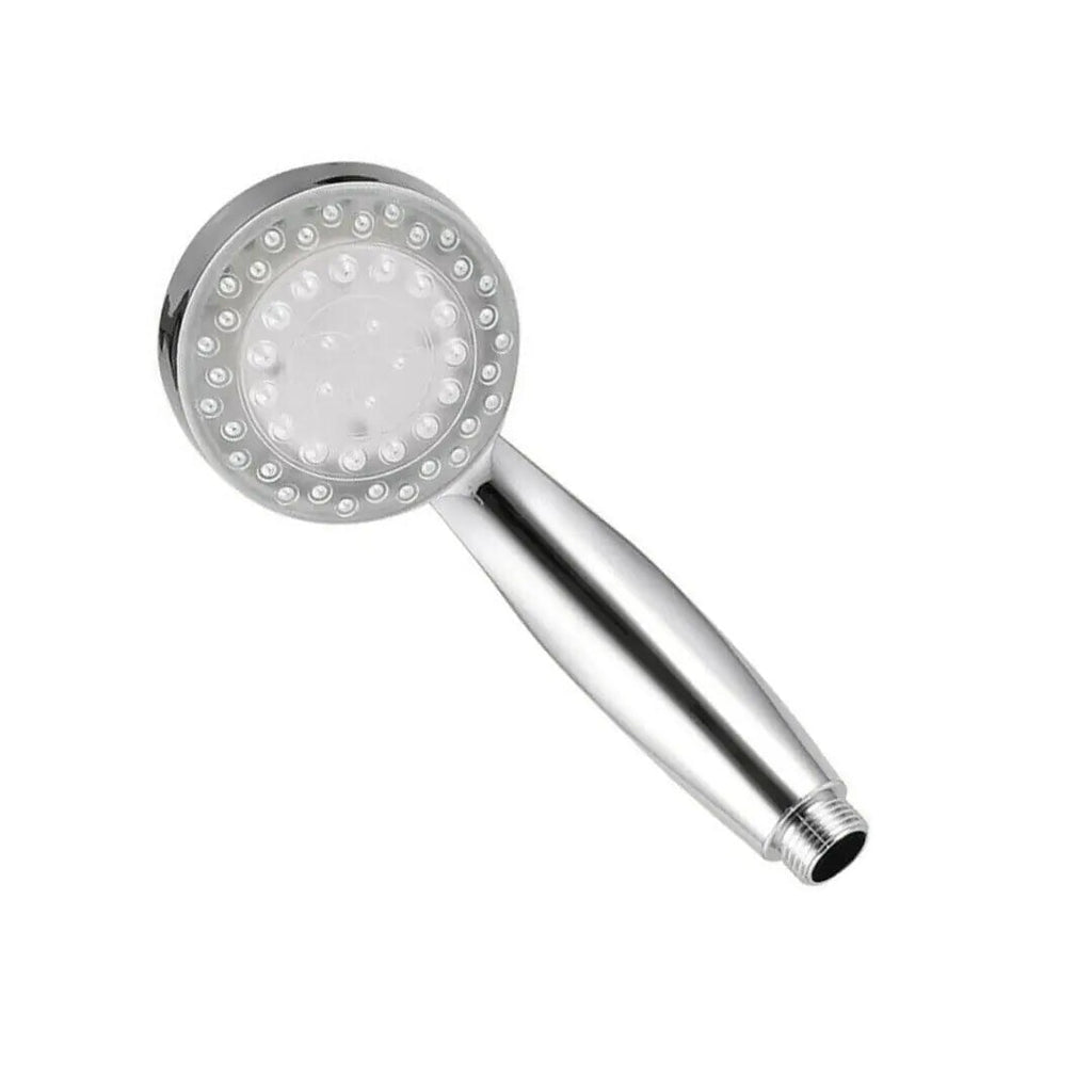 Handheld 7 Color Changing LED GlowLight Shower Head Nest & Nova