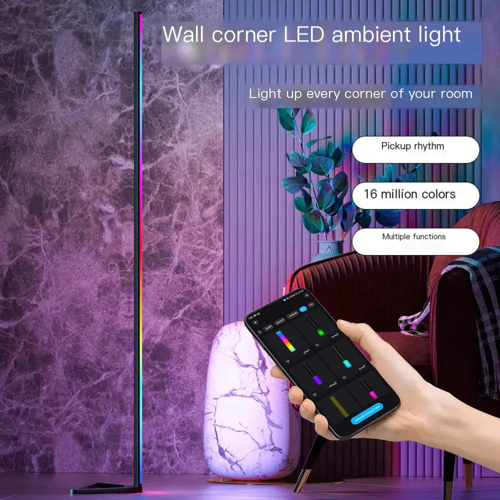 Smart RGB Floor Lamp with Bluetooth & IR Remote Nest & Nova