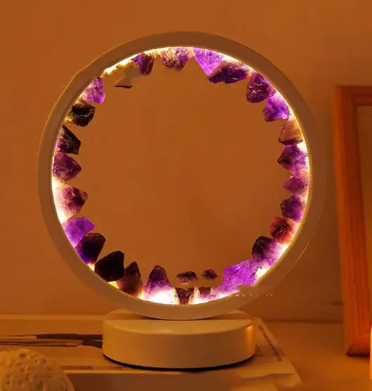 Earth Gemstone Glow LED Lamp NovaNest Co.