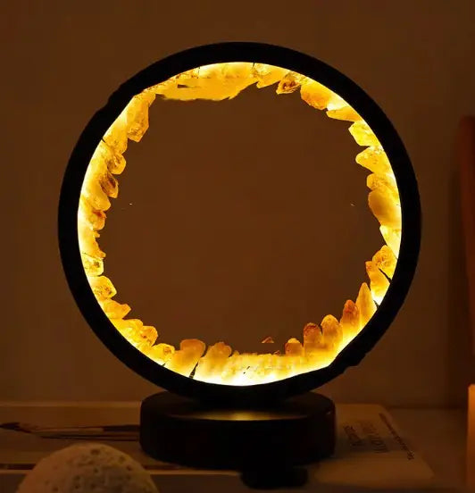 Earth Gemstone Glow LED Lamp NovaNest Co.
