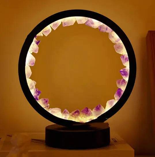 Earth Gemstone Glow LED Lamp NovaNest Co.
