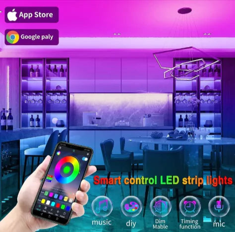 Bluetooth Smart LED Ambient Light Strip NovaNest Co.