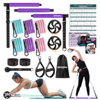 Pilates Bar Kit with Resistance Bands Multifunctional Exercise Bar