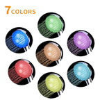 Handheld 7 Color Changing LED GlowLight Shower Head Nest & Nova