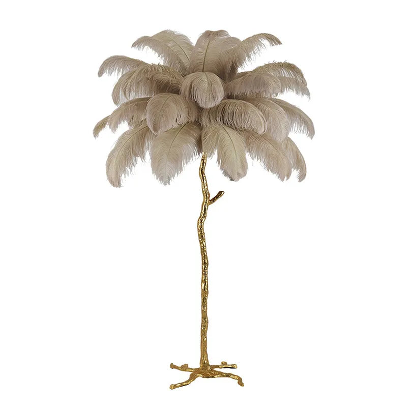 Feather Copper Floor Lamp NovaNest Co.