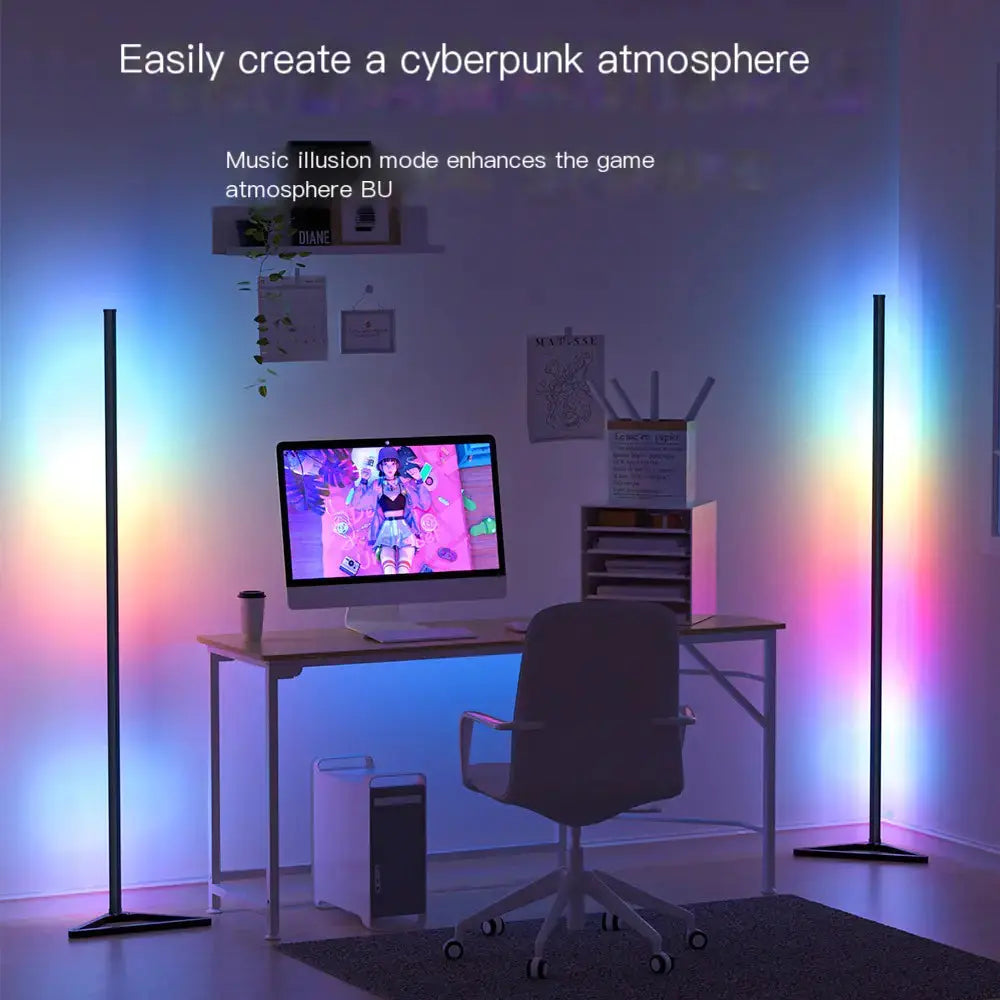 Smart RGB Floor Lamp with Bluetooth & IR Remote Nest & Nova