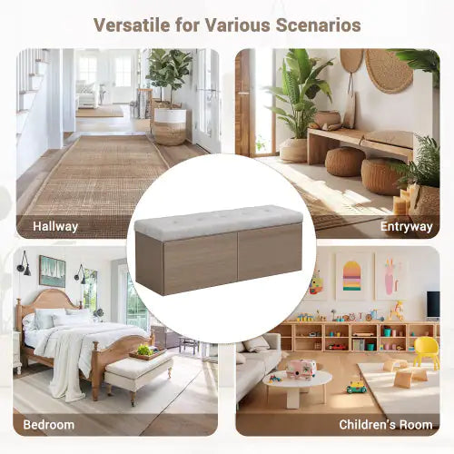 49-Inch Multi-Storage Ottoman