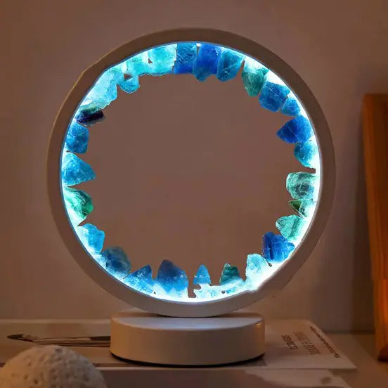 Earth Gemstone Glow LED Lamp NovaNest Co.