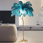 Decorative Resin Feather Floor Lamp NovaNest Co.