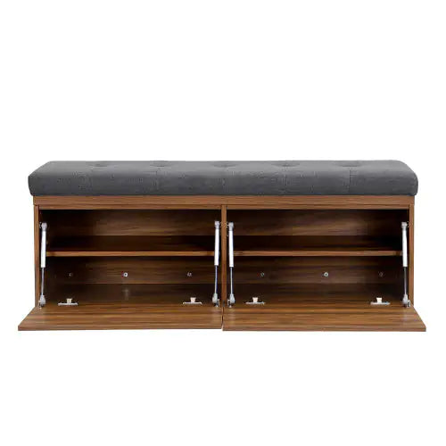 49-inch Dual Door Ottoman Bench