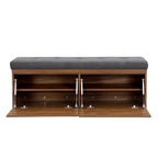 49-inch Dual Door Ottoman Bench
