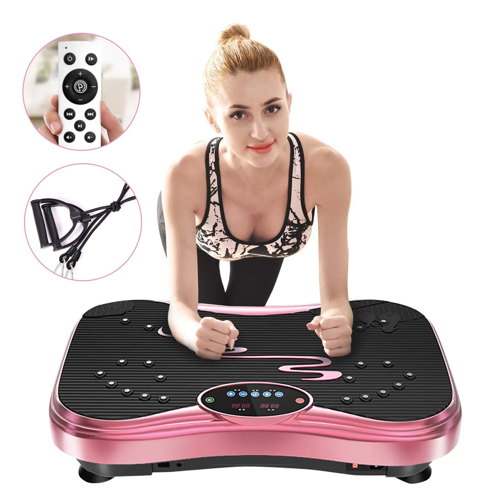 Vibration Fitness Pro with Resistance Bands