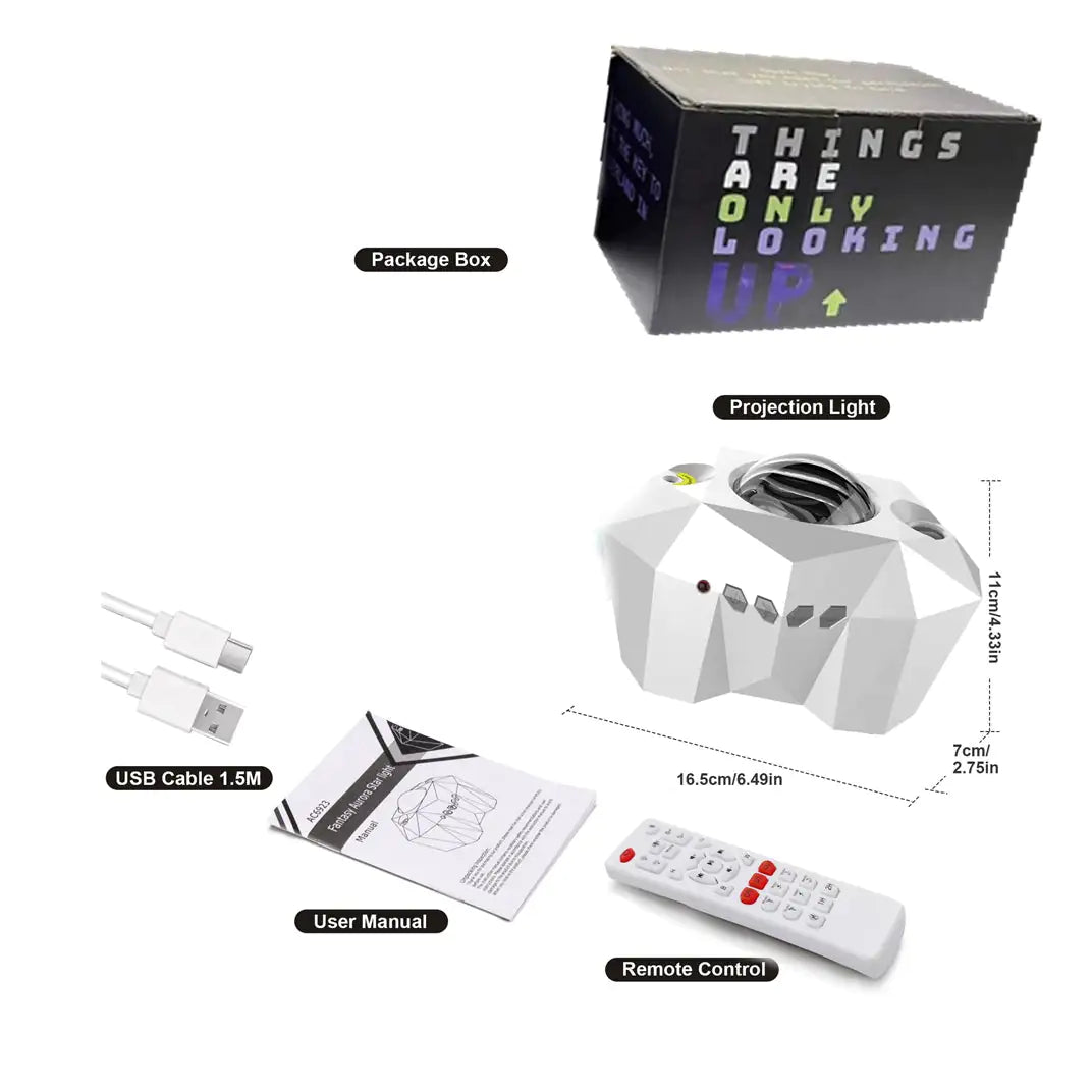 Ocean Star Music Bluetooth Projector Lamp Nest & Nova