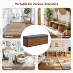 49-inch Dual Door Ottoman Bench