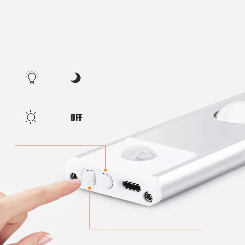 Sleek Sensor USB Rechargeable Closet Light Nest & Nova