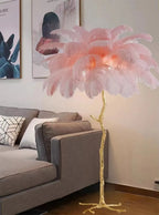 Decorative Resin Feather Floor Lamp NovaNest Co.