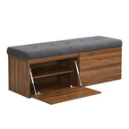 49-inch Dual Door Ottoman Bench