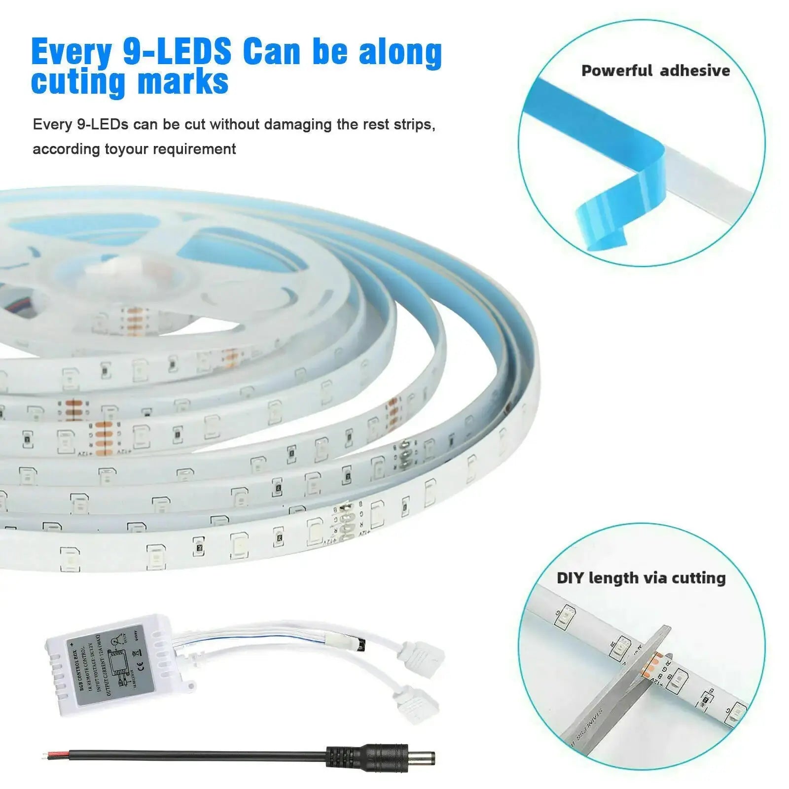 32FT 22 Color Changing LED Strip Kit Nest & Nova
