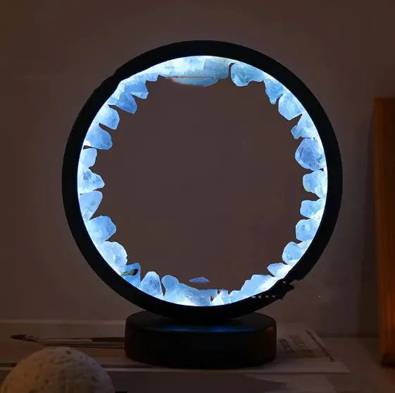 Earth Gemstone Glow LED Lamp NovaNest Co.