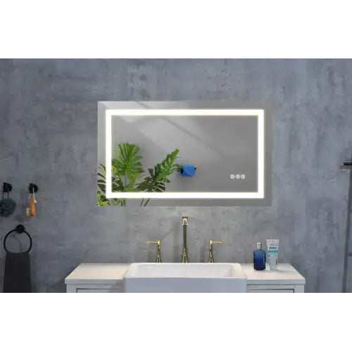 LED Illuminated Anti-Fog Bathroom Mirror NovaNest Co.