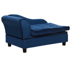 Chic Small Dog Lounger with Storage
