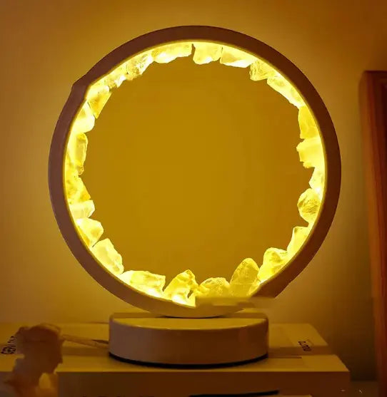 Earth Gemstone Glow LED Lamp NovaNest Co.