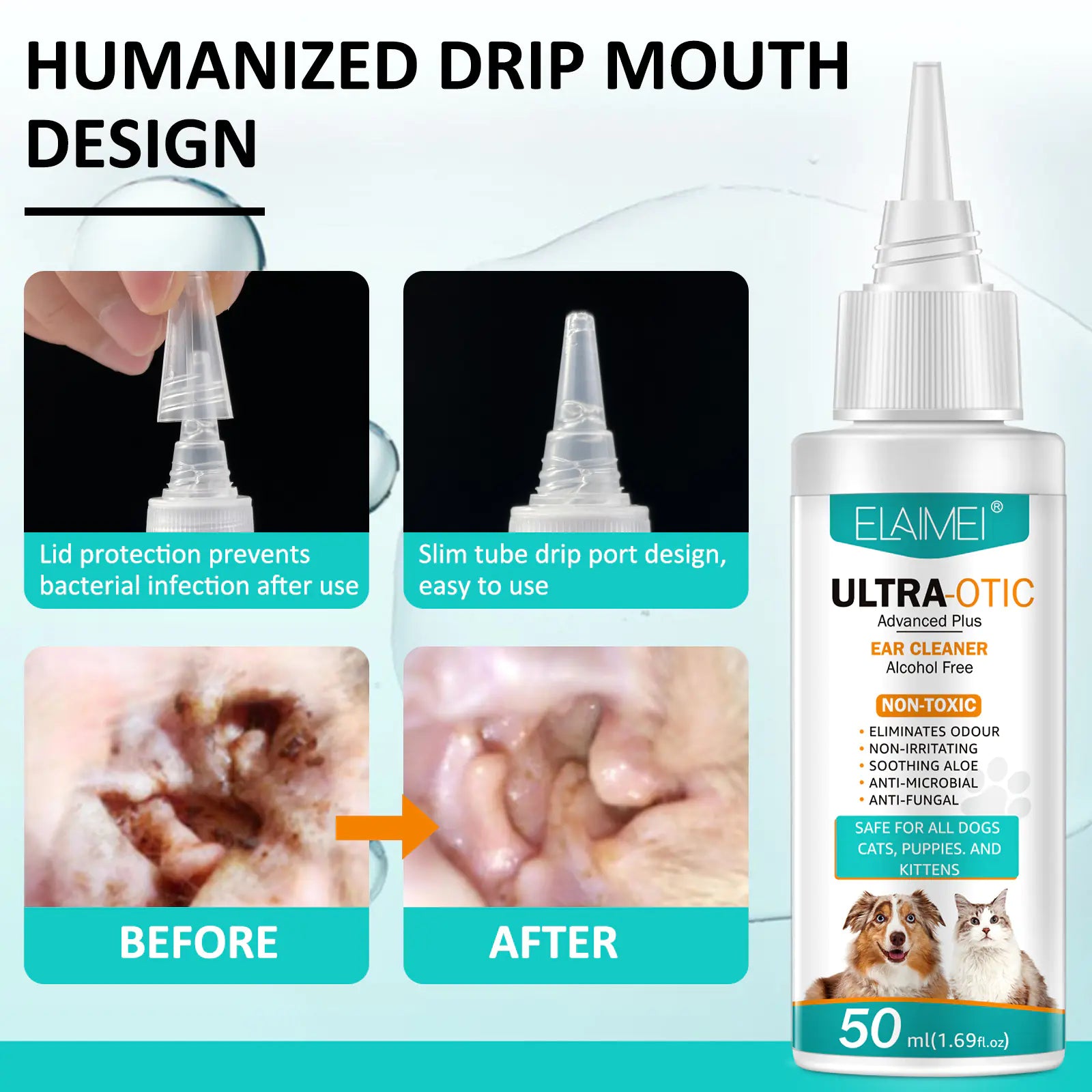 Pet Ear Cleaner 50ml NovaNest Co.
